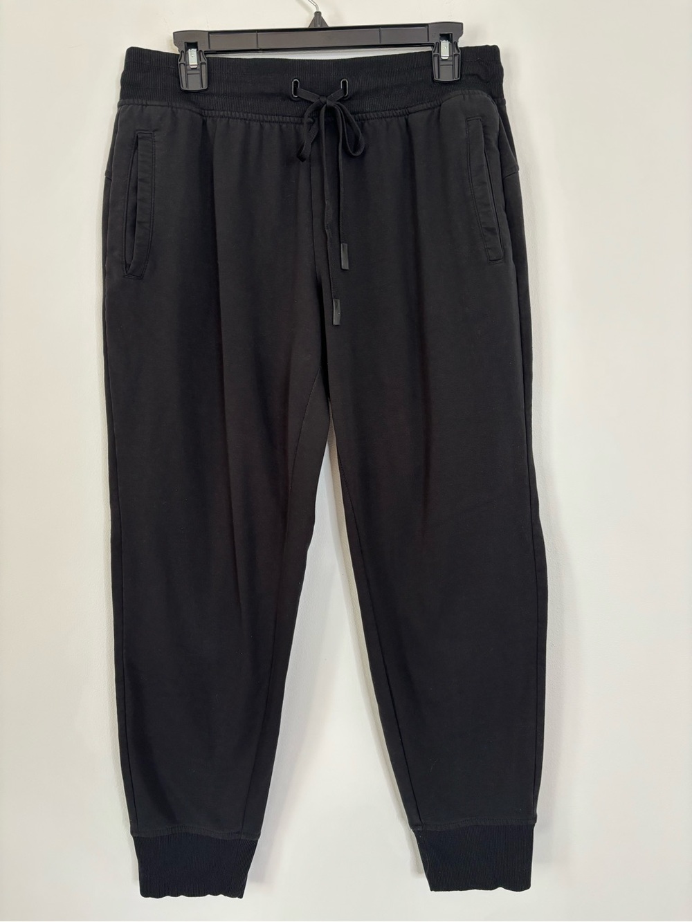 Athletic Works Black Men's Drawstring Jogger Pants